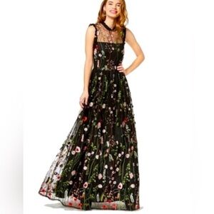 3 x $50 City Studio black floral embroidered size 0 maxi dress wedding whimsy